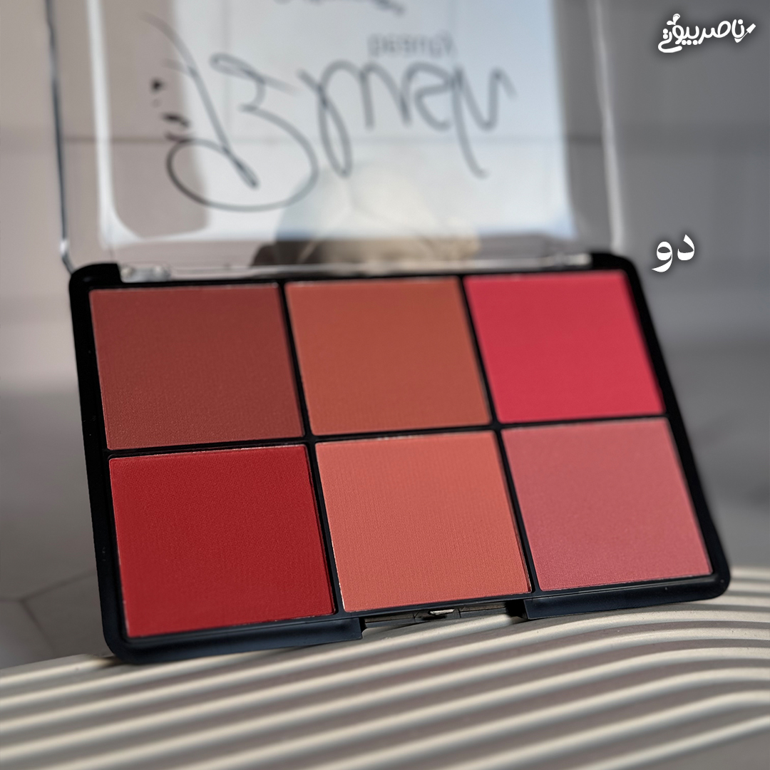پالت رژ گونه 6 تایی اورجینال