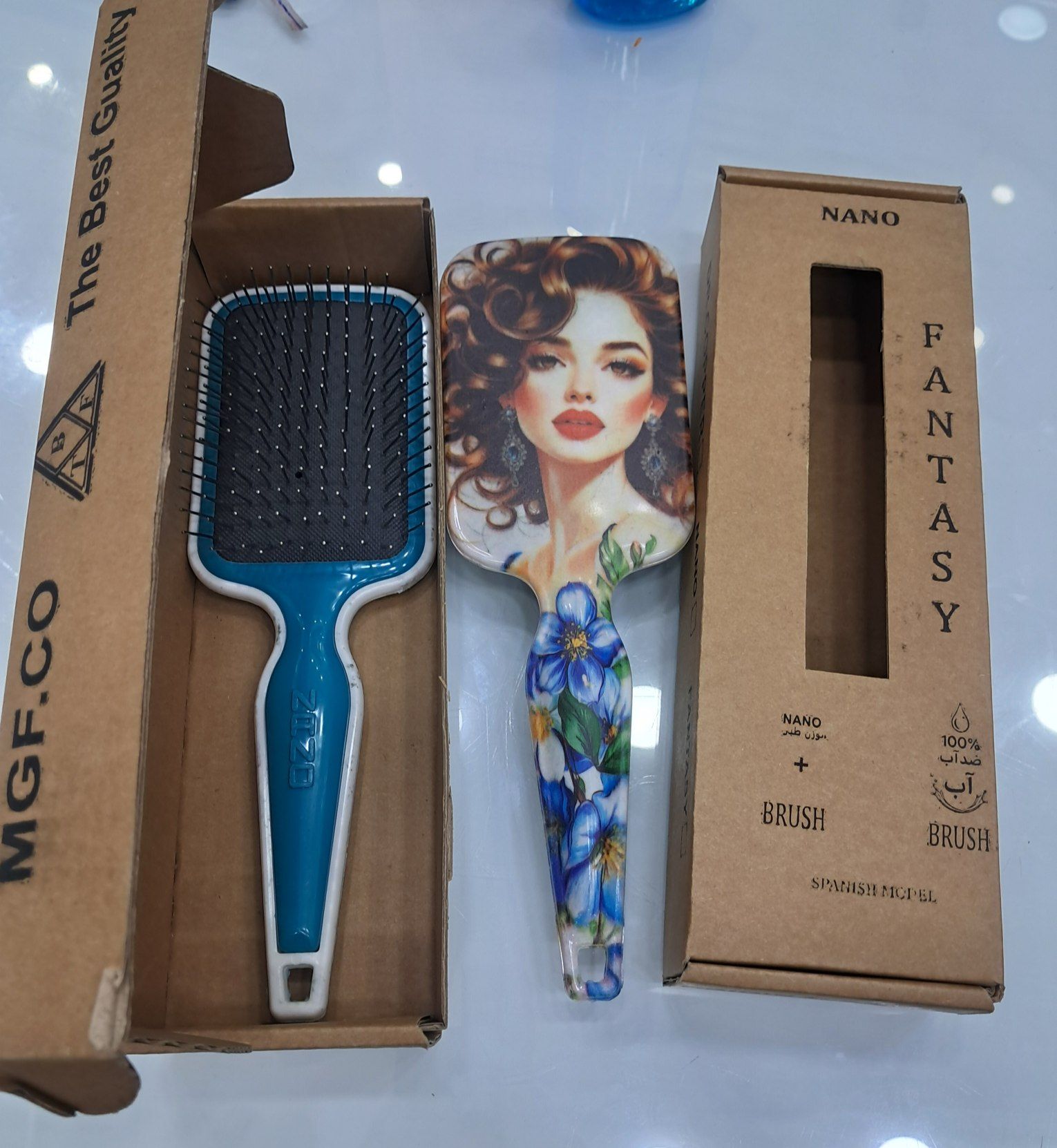 برس مو طبی جعبه دار